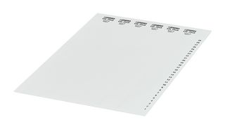 0808257 CONDUCTOR MARKER, 29MM X 8MM, WHITE PHOENIX CONTACT