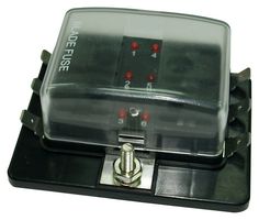 MC002800 Fuse Holder, STD Blade, 100A, 32VDC, QC multicomp Pro