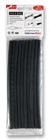 308-30610 Heatshrink, 3:1, 6mm, Blk, PK10 HELLERMANNTYTON