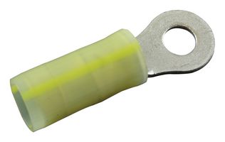 2-320568-2 Terminal, Ring Tongue, #8, YLW, 12AWG Amp - Te Connectivity