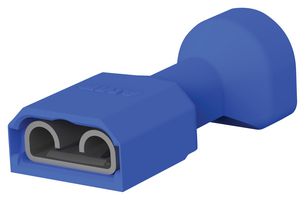 3-520140-2 Female Disconnect, 6.35mm, 16-14AWG, Blu Amp - Te Connectivity