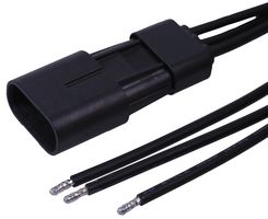 216623-1032 WTB Cable, 3P Squba Plug-Free End, 11.8" Molex