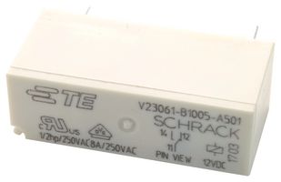 V23061A1005A302. POWER RELAY, SPST-NO, 12VDC, 8A, THT SCHRACK - TE CONNECTIVITY