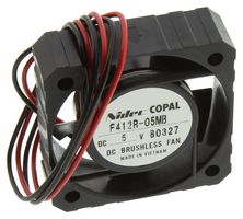 F412R-05MB Axial Fan, 41mm, 5VDC, 5.297CFM, 23DBA Nidec Copal Electronics