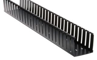 G4X2BL6 Wide Slot Duct, 108X53.8mm, Pvc, Black PANDUIT