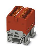 PTFIX 12X1,5-NS15A RD TB, Distribution Block, 12P, 14AWG, Red Phoenix Contact