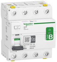 A9Z66480 RCCB, 4P, 80A, 400VAC Schneider Electric