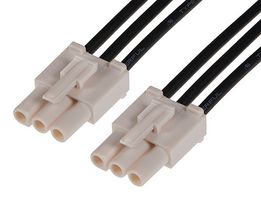 216290-1033 Cable ASSY, 3P WTB Rcpt-Rcpt, 23.6" Molex