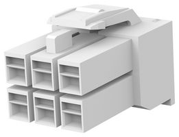 176274-1 Connector Housing, Plug, 6Pos, 3.96mm Amp - Te Connectivity