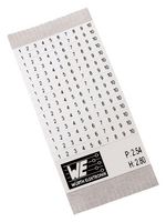 691900110101 Terminal Block, Label, 1-10, 3.5mm Wurth Elektronik