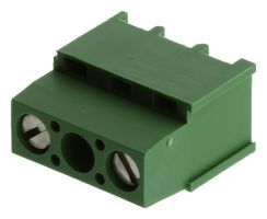 282843-3 TB, Wire TO BRD, R/A, 3WAY, 12AWG Buchanan - Te Connectivity