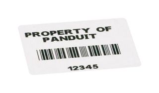 C200X100YJC Label, Polyester, White, 50.8mm X 25.4mm PANDUIT