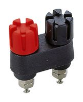 PS000211 Dual Binding Post, 30A, Panel, Blk/Red multicomp Pro