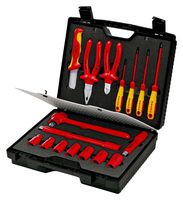 98 99 11 Compact Tool KIT, 17PC, Electrical Knipex