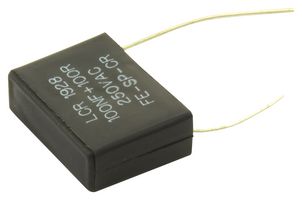 Fe-SP-CR23-100/100 Cap, Sup, x2, 0.1uF, 250VAC, Radial Box LCR Components