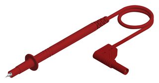 934258101 Test Lead, Probe-4mm R/A Banana Plug, 1m Hirschmann Test And Measurement