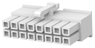 1-1586019-6 Connector Housing, Rcpt, 16Pos, 4.2mm Amp - Te Connectivity