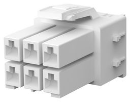 177901-1 Connector Housing, Plug, 6WAYS Amp - Te Connectivity