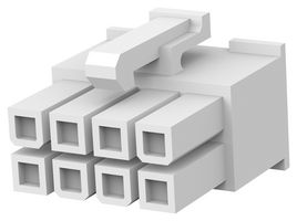 1586019-8 Connector Housing, Rcpt, 8WAYS Amp - Te Connectivity