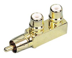 PS000098 RCA Adapter, Phono Plug-Phono Rcpt X 2 multicomp Pro