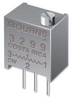 3299W-1-251LF Trimmer, Pot, 250 OHM, 10%, 25TURN, Th Bourns