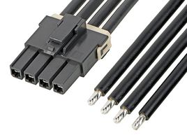 216401-1043 WTB Cord, Mega-Fit Rcpt/Free End, 600mm Molex
