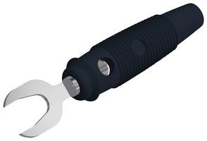 930585100 Conn, Banana, Plug, 30A, Solder, Blk Hirschmann Test And Measurement