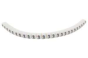 901-11018 Cable Marker, Pre Printed, Pvc, White HELLERMANNTYTON