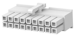1-1586019-8 Connector Housing, Rcpt, 18POS, 4.2mm Amp - Te Connectivity