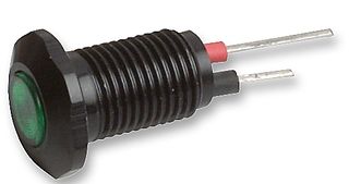 662-312-04 LED Indicator, 5mm, Green Marl