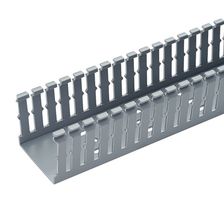 F1.5X3LG6 Narrow Slot Duct, 44.5X79.2mm, Pvc, Grey PANDUIT