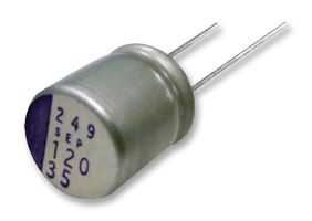 16SEP150M+T Cap, 150UF, 16V, Alu Elec, Polymer, Rad Panasonic