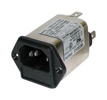 2-6609115-3 IEC Inlet C14, 6a, 250VAC, Panel CORCOM - Te Connectivity