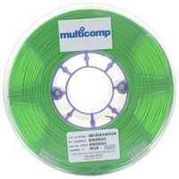 MC011443 3D Printer Filament, ABS, 1.75mm, Green multicomp
