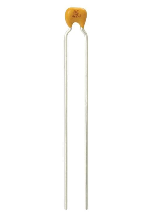 VISHAY Ceramic Multilayer MLCC Capacitors- Leaded K103K15X7RH5TH5 CAP, 0.01µF, 100V, 10%, X7R VISHAY 2860095 K103K15X7RH5TH5