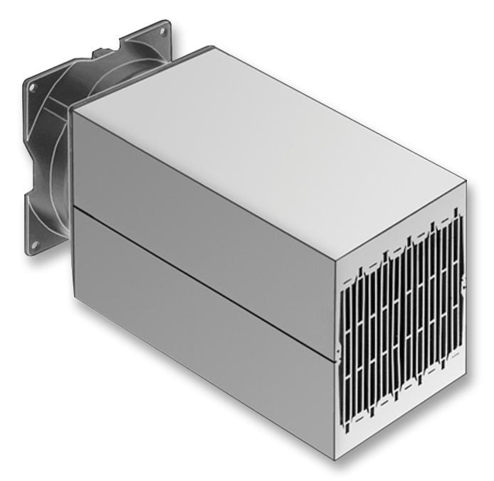 FISCHER ELEKTRONIK Fan Cooled Heat Sinks LA 21/200 230V HEAT SINK, FAN COOLED, 230V FISCHER ELEKTRONIK 1222523 LA 21/200 230V