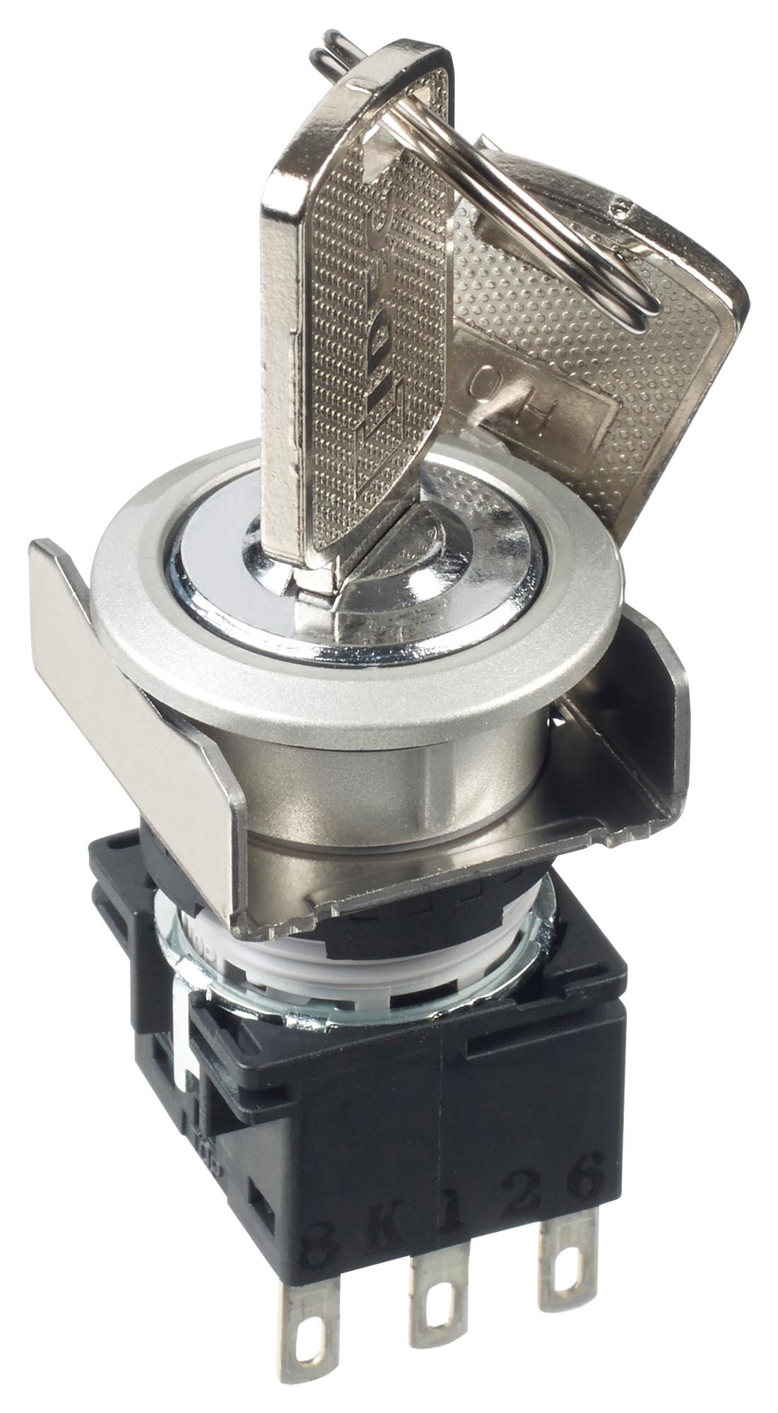 IDEC Key Operated LB6MK-21ST5B LB16MM, KS,SPR RET RIGHT, 2 POS. 90° IDEC 2833331 LB6MK-21ST5B