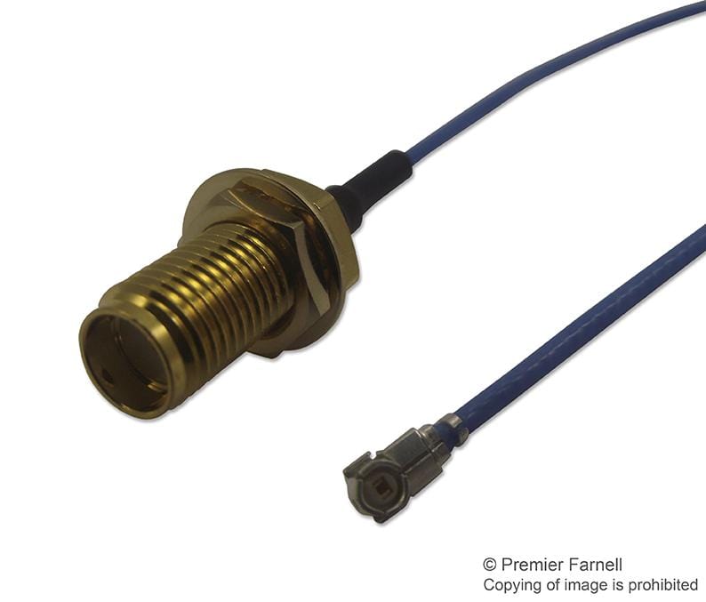 MULTICOMP PRO RF - Coaxial MC000815 RF COAXIAL CABLE, BLUE, SMA, 100MM MULTICOMP PRO 2452711 MC000815