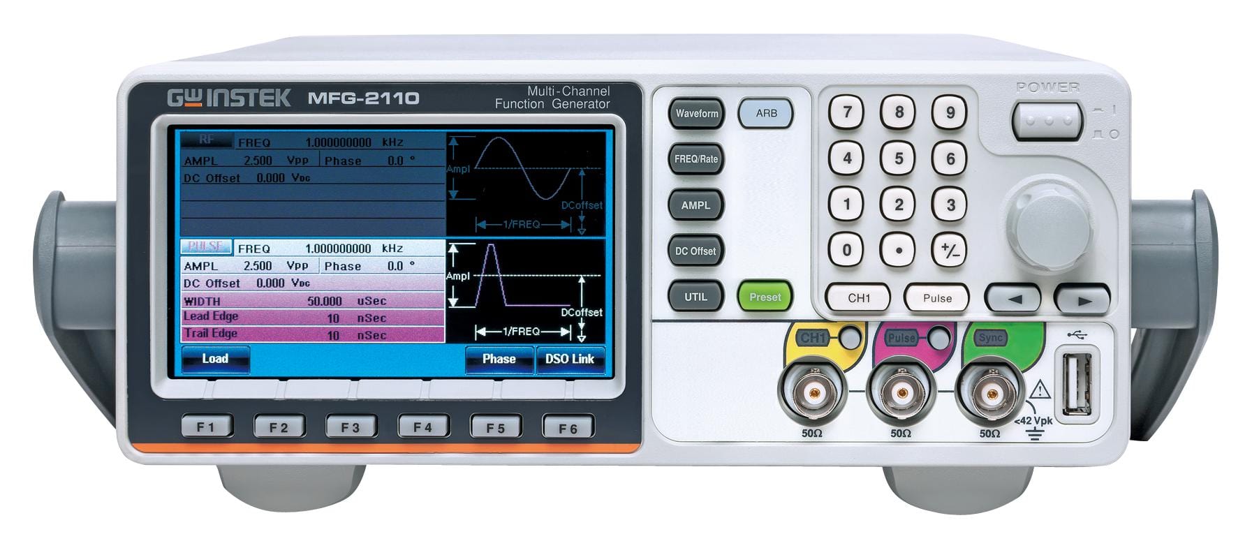 GW INSTEK Signaal Generatoren MFG-2110 ARBITRARY FUNCTION GENERATOR, 10MHZ GW INSTEK 2930378 MFG-2110