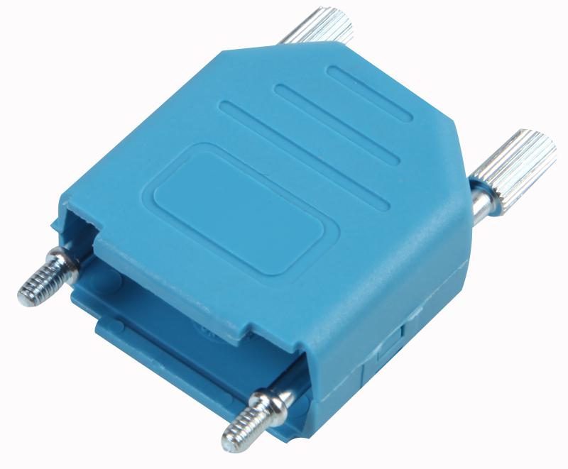 MH CONNECTORS D Sub Backshells MHDPPK9-B-K BACKSHELL, D, BLUE, 9WAY MH CONNECTORS 469907 MHDPPK9-B-K