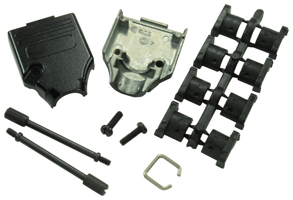 MH CONNECTORS D Sub Backshells MHDTZK-9-BK-K BACKSHELL, D, DIECAST, 9WAY MH CONNECTORS 463050 MHDTZK-9-BK-K