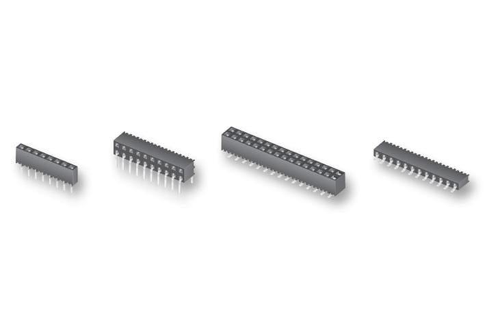 SAMTEC Board-to-Board MMS-113-01-L-DV CONNECTOR, RECEPTACLE, 2MM, THT, 26WAY SAMTEC 2308492 MMS-113-01-L-DV
