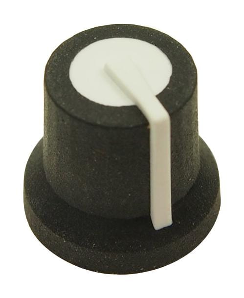 MULTICOMP PRO Knobs MP170822BR KNOB, ROUND W/LINE, 16.2MM, BLACK MULTICOMP PRO 3259745 MP170822BR