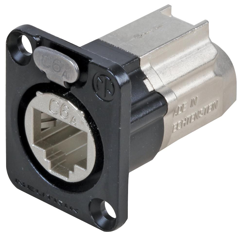 NEUTRIK Plugs & Jacks NE8FDX-Y6-B CONNECTOR, RJ45, JACK, 8P8C, CAT6A NEUTRIK 2543786 NE8FDX-Y6-B