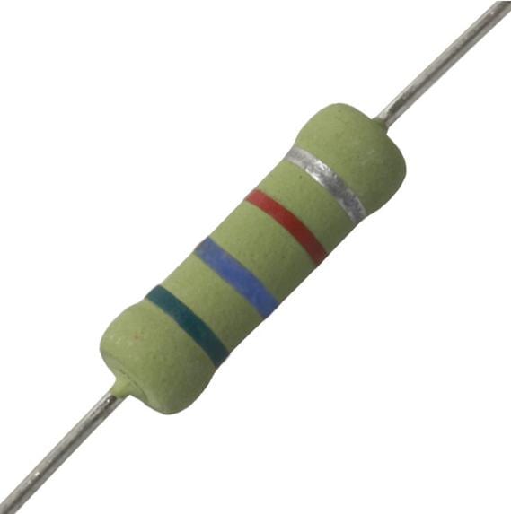 OHMITE Through Hole Resistors OX39GKE RES, 3R9, 10%, 1W, AXIAL, CERAMIC OHMITE 1692487 OX39GKE