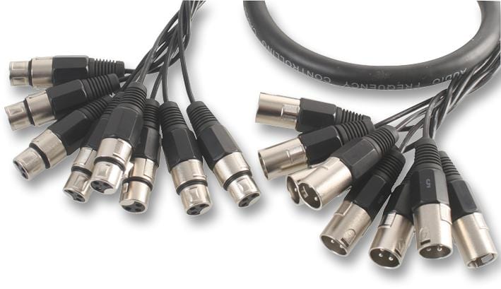 PRO SIGNAL Audio & Video PSG08151 XLR LOOM, 8WAY, PLUG TO SKT, 6M PRO SIGNAL 3402090 PSG08151
