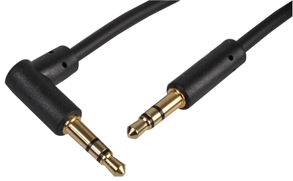PRO SIGNAL Audio & Video PSG3122-5M 3.5MM 90DEG STEREO JACK LEAD 5M BLK PRO SIGNAL 3389348 PSG3122-5M