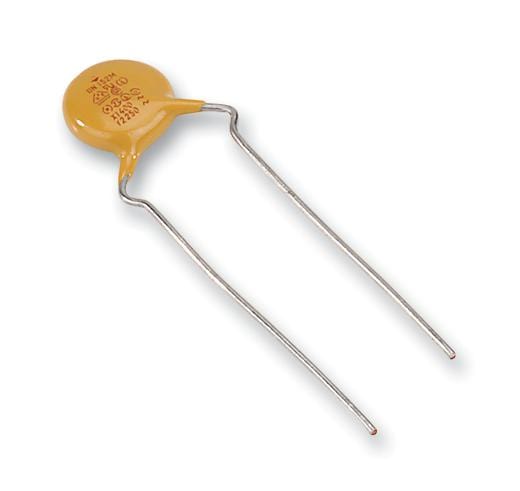 VISHAY Ceramic Disc & Plate Capacitors S222K53X7RP63K7R CAP, 2200PF, 2 KV, 10%, X7R VISHAY 2860154 S222K53X7RP63K7R