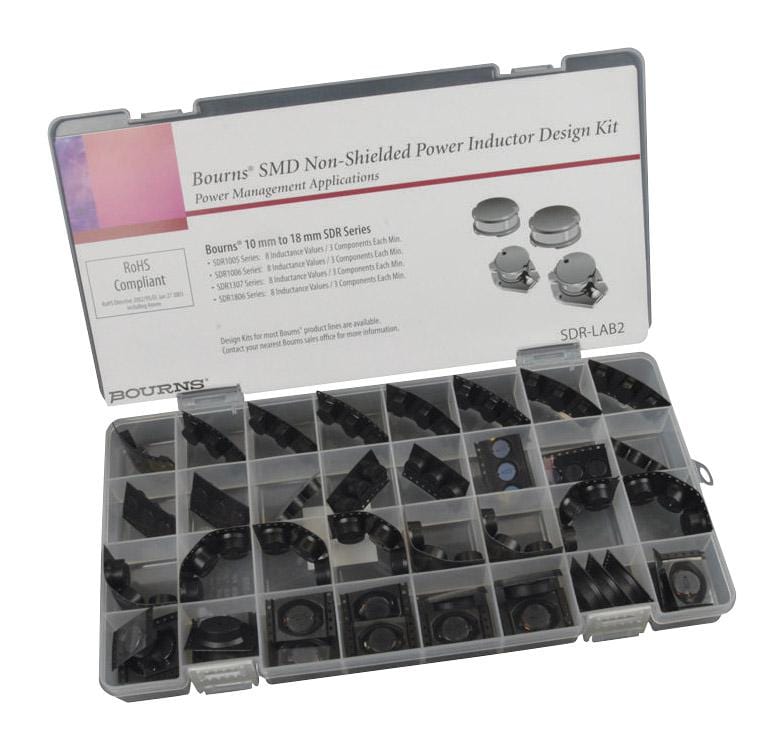 BOURNS Inductor Assortments SDR-LAB2 INDUCTOR POWER DESIGNER KIT BOURNS 2328667 SDR-LAB2