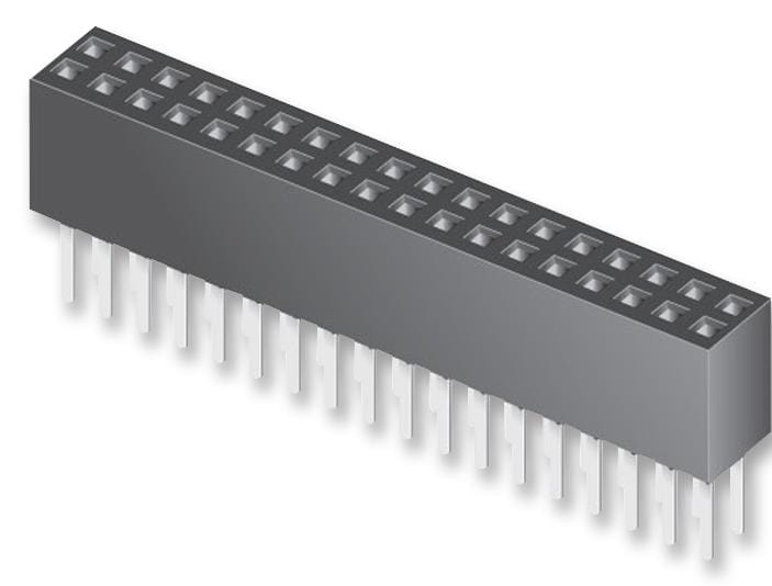 SAMTEC Board-to-Board SFMC-117-01-S-D CONNECTOR, RECEPTACLE, 1.27MM, 34WAY SAMTEC 2308419 SFMC-117-01-S-D
